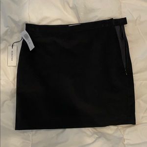 Babton Aritzia velvet mini skirt